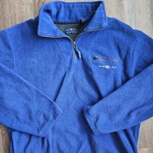 Gant USA Sweater Mens Blue Rugger Fleece Half Zip Pullover Jacket Outdoor XL